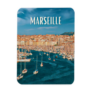 Marseille Photo Vintage Magneet