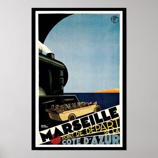 Marseille ~ Point de Depart Poster (Voorkant)