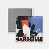 Marseille Poster Magneet (Voorkant / Achterkant)