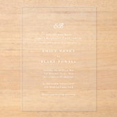 Marseille Wedding Invitation (Recto)