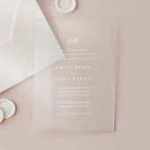 Marseille Wedding Invitation