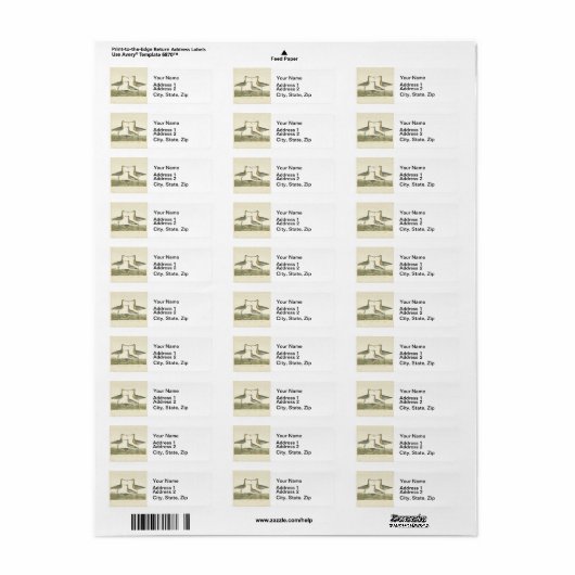 Marsh Bird Curlew Snipe Birding Etiket (Full Sheet)
