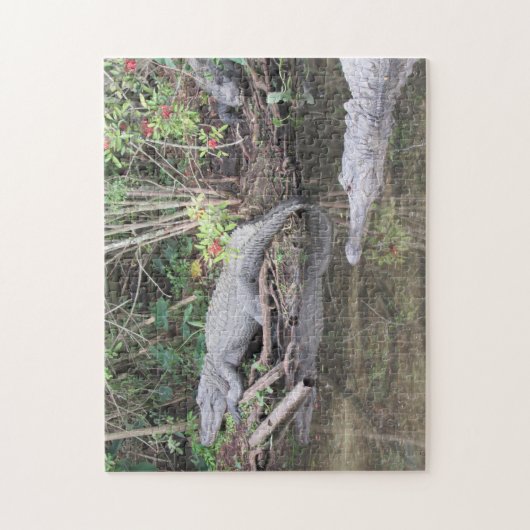 Marsh Gators - American Alligator Jigzaag Puzzle Legpuzzel (Verticaal)