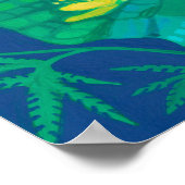 Marsh Marigold Summer Wildbloemen Floral Painting Poster (Hoek)