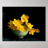 Marsh Marigolds, nog steeds levenspatter Poster (Voorkant)