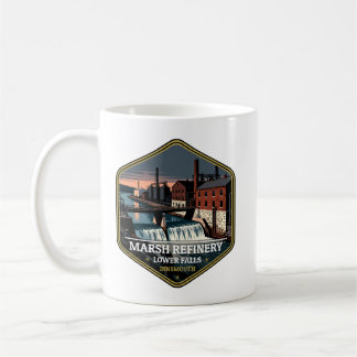 Marsh Raffinaderij Lower Falls Innsmouth Vintage R Koffiemok