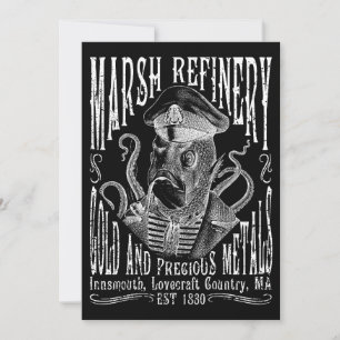 Marsh Refining Company Innsmouth Lovecraft Kaart