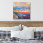 Marsh Sunset 2013 Canvas Afdruk (Insitu (Slaapkamer))