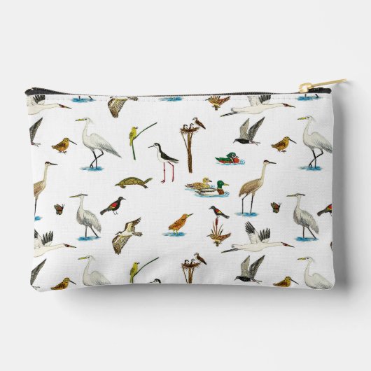 Marsh Wetlands Zipper Pouch Etui (Achterkant)