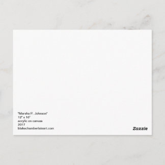 Marsha P. Johnson Briefkaart