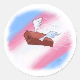 Marsha P. Johnson doet haar vriendelijke groeten Ronde Sticker