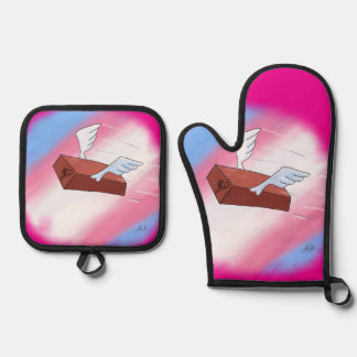 Marsha P. Johnson stuurt haar groeten (vol) Ovenwant & Pannenlap Set