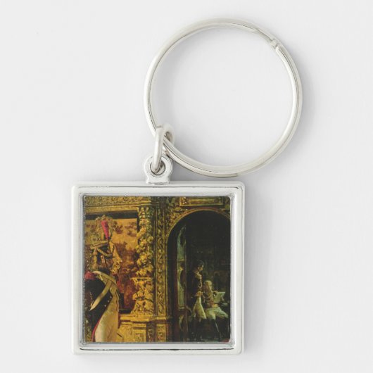 Marshal Davout in het klooster Chudov Sleutelhanger (Voorkant)