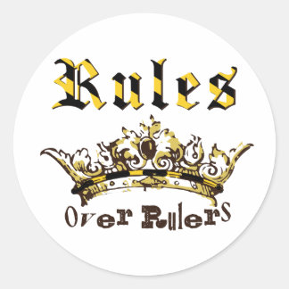 Marshal Rules Stickers