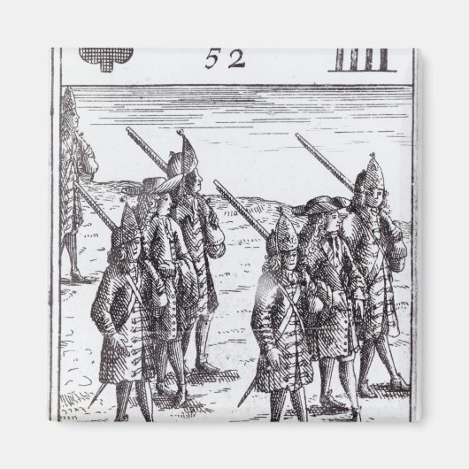 Marshal Tallard en andere Franse Generalen Magneet (Voorkant)