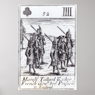 Marshal Tallard en andere Franse Generalen Poster