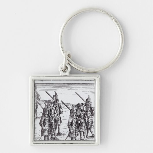 Marshal Tallard en andere Franse Generalen Sleutelhanger (Voorkant)