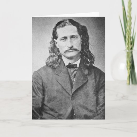 Marshal Wild Bill Hickok Old West Gunfighter Kaart (Voorkant)