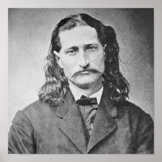 Marshal Wild Bill Hickok Old West Gunfighter Poster (Voorkant)