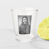 Marshal Wild Bill Hickok Old West Gunfighter Shot Glas (Voorkant)