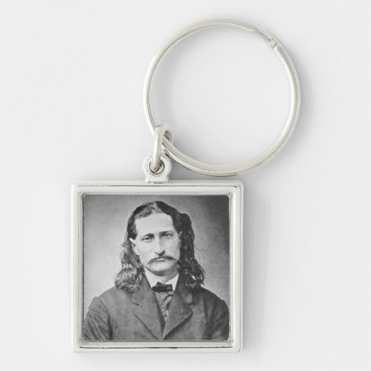 Marshal Wild Bill Hickok Old West Gunfighter Sleutelhanger (Voorkant)