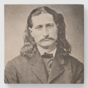Marshal Wild Bill Hickok Old West Gunfighter Stenen Onderzetter