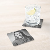 Marshal Wild Bill Hickok Old West Gunfighter Vierkante Kartonnen Onderzetter (Insitu)