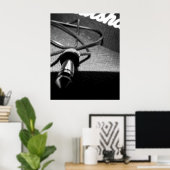 Marshall Amp & Jack Lead (B&W versie) Poster (Thuiskantoor)