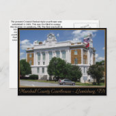 Marshall County Courthouse - Lewisburg, TN Briefkaart (Voorkant / Achterkant)