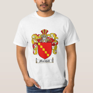 Marshall Family Crest - Marshall Coat of Arms T-shirt