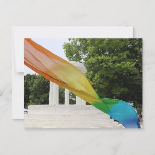 Marshall Fontein Regenboog Pride Briefkaart