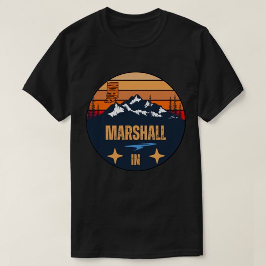 Marshall, Indiana T-Shirt (Design devant)