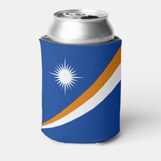 Marshall Islands Flag Blikjeskoeler (Blikje Achterkant)