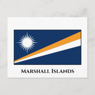 Marshall Islands Flag Briefkaart