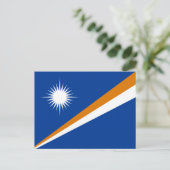 Marshall Islands Flag Briefkaart (Staand voorkant)