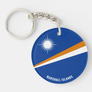 Marshall Islands Flag Charming Patriotic Sleutelhanger
