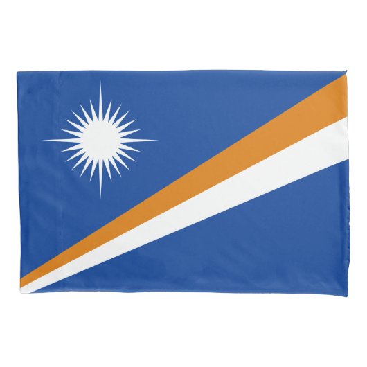 Marshall Islands Flag Kussensloop (Voorkant)