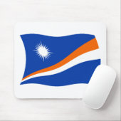 Marshall Islands Flag Mousepad Muismat (Met muis)