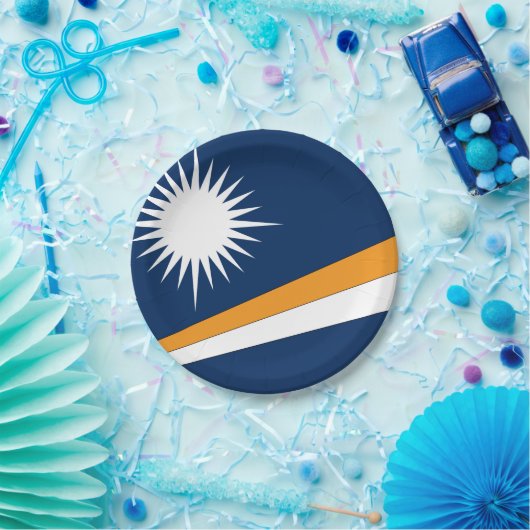 Marshall Islands Flag Papieren Bordje (Feest)
