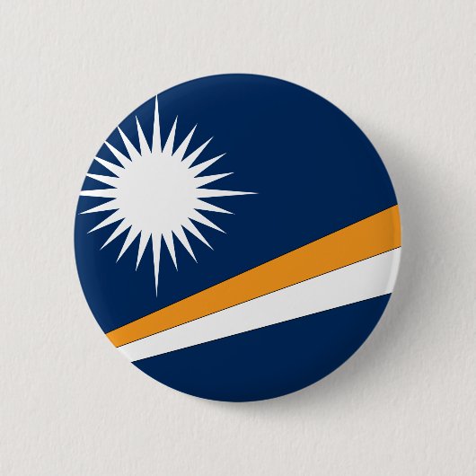 Marshall Islands Flag Ronde Button 5,7 Cm (Voorkant)