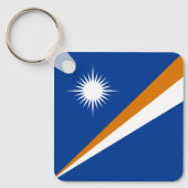 Marshall Islands Flag Sleutelhanger (Voorkant)
