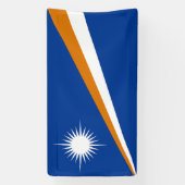 Marshall Islands Flag Spandoek (Verticaal)
