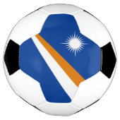 Marshall Islands Flag Voetbal (Gedraaid)