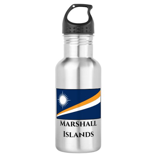 Marshall Islands Flag Waterfles (Voorkant)