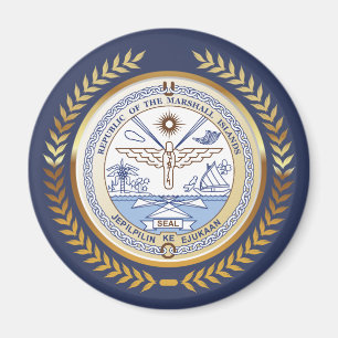 Marshall Islands Seal Magneet