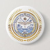 Marshall Islands Seal Ronde Button 7,6 Cm (Voorkant)