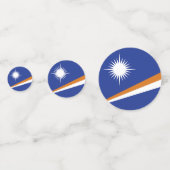 Marshall Islands vlag Confetti (Voorkanten)