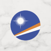 Marshall Islands vlag Confetti (Kleine voorkant)