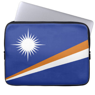 Marshall Islands vlag Laptop Sleeve