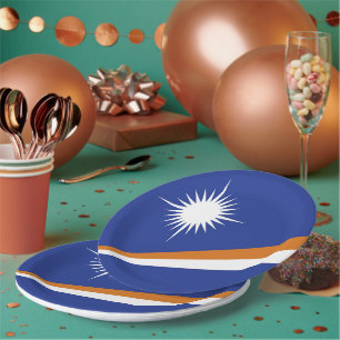 Marshall Islands vlag Papieren Bordje